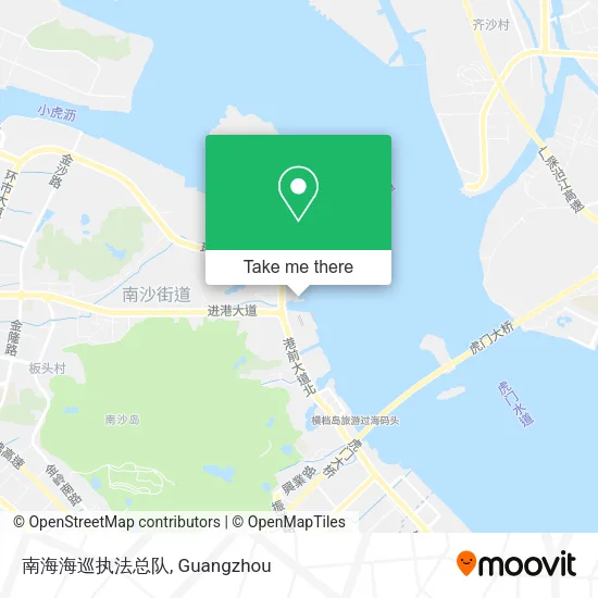 南海海巡执法总队 map