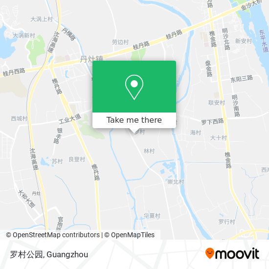 罗村公园 map