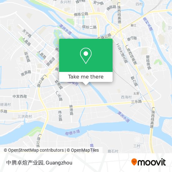 中腾卓煊产业园 map