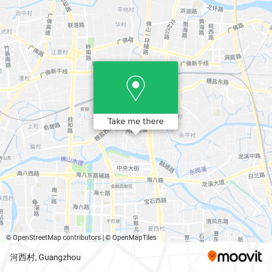 河西村 map