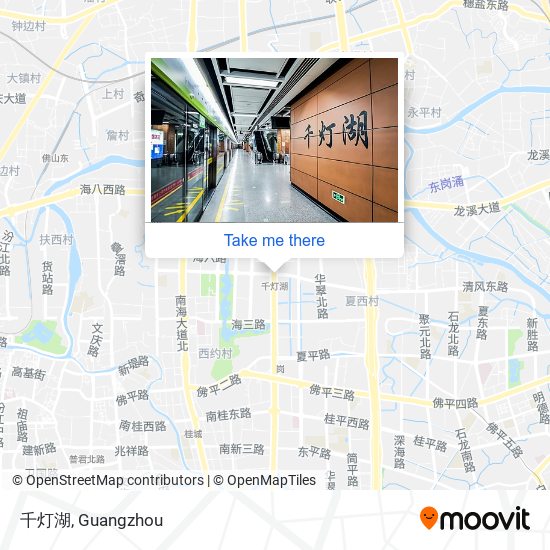 千灯湖 map