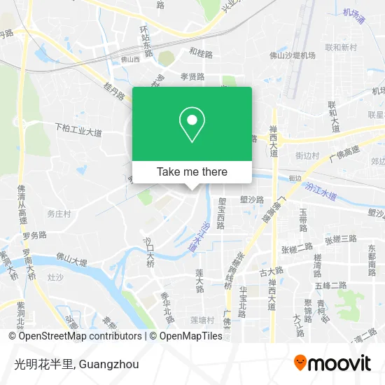 光明花半里 map