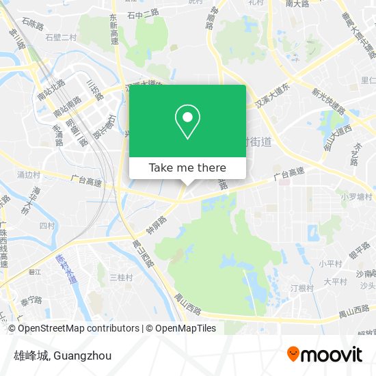 雄峰城 map
