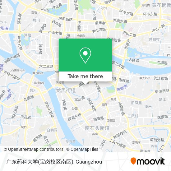 广东药科大学(宝岗校区南区) map