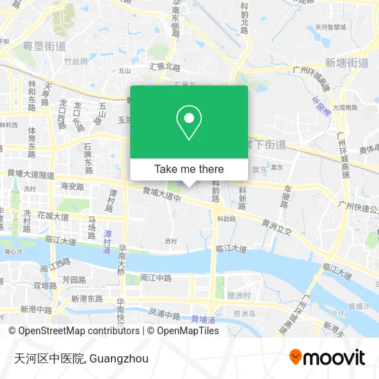 天河区中医院 map