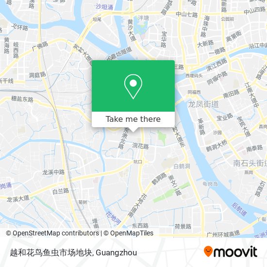 越和花鸟鱼虫市场地块 map