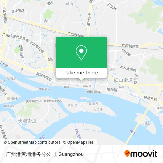 广州港黄埔港务分公司 map