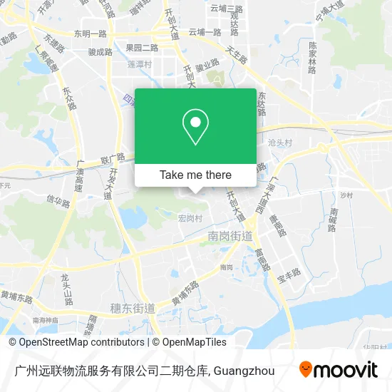 广州远联物流服务有限公司二期仓库 map