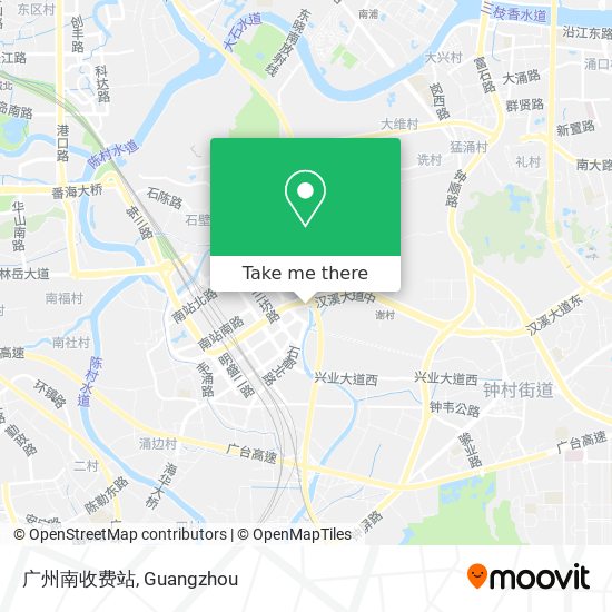 广州南收费站 map