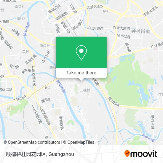 顺德碧桂园花园区 map