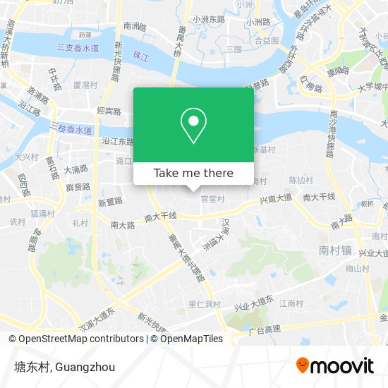 塘东村 map