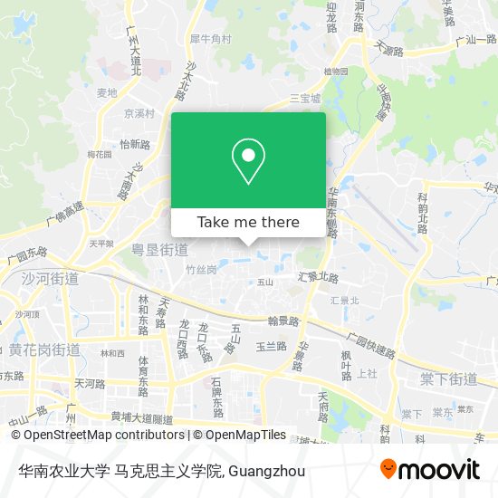 华南农业大学 马克思主义学院 map