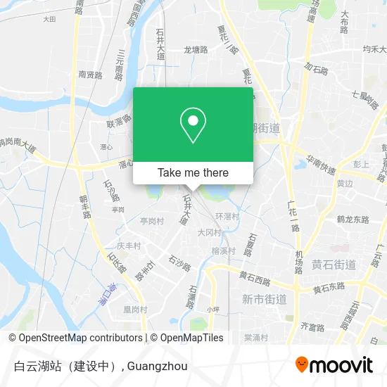 白云湖站（建设中） map