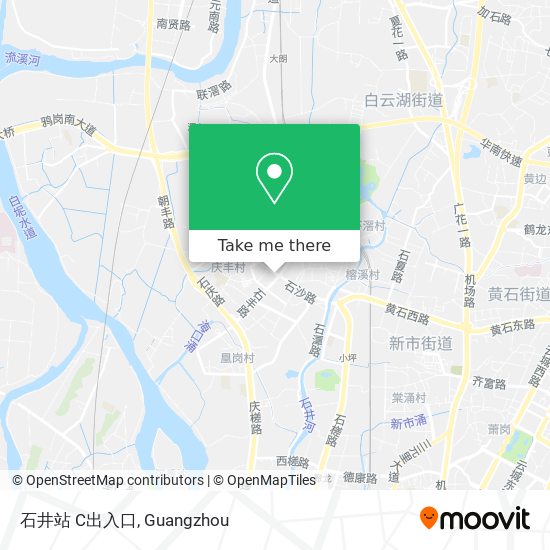 石井站 C出入口 map