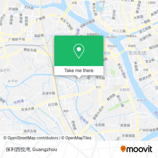 保利西悦湾 map