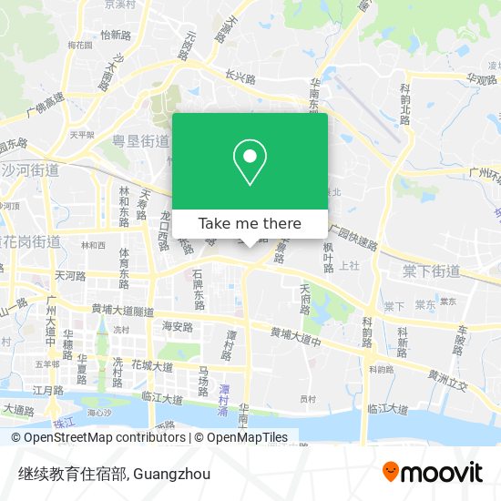 继续教育住宿部 map