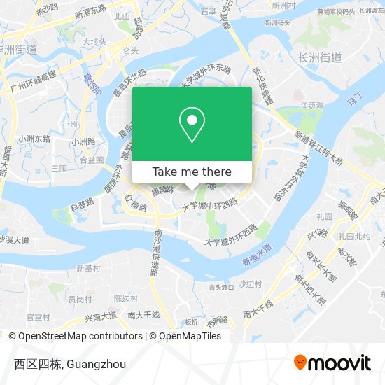 西区四栋 map