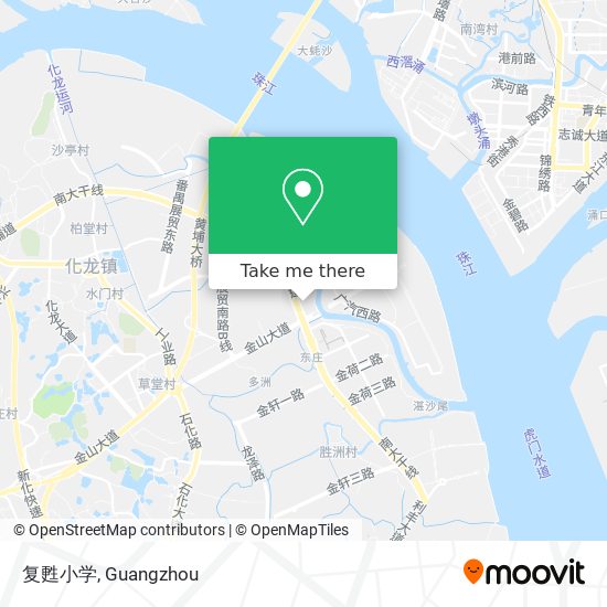 复甦小学 map