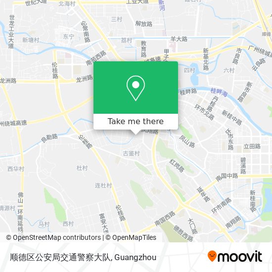 顺德区公安局交通警察大队 map