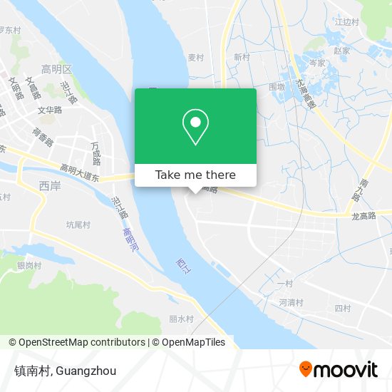 镇南村 map