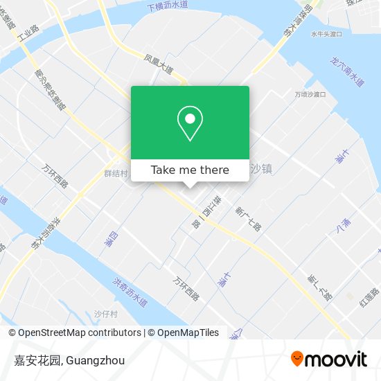 嘉安花园 map