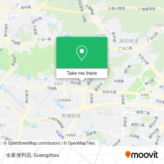 全家便利店 map