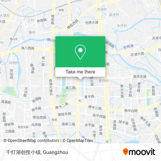 千灯湖创投小镇 map