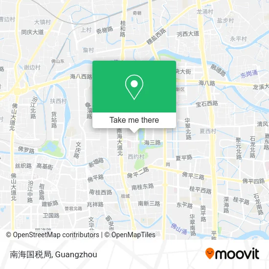 南海国税局 map