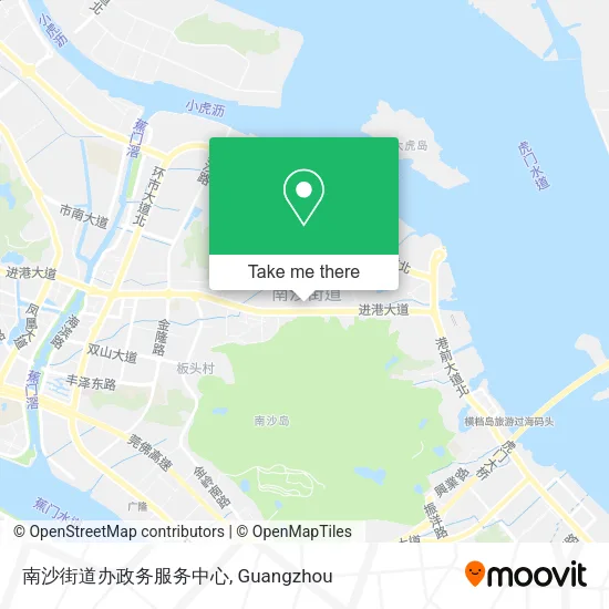 南沙街道办政务服务中心 map