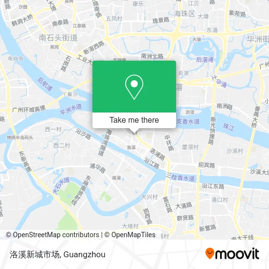 洛溪新城市场 map
