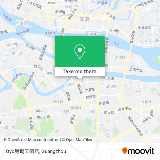 Oyo星期天酒店 map