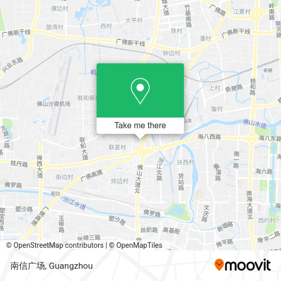 南信广场 map
