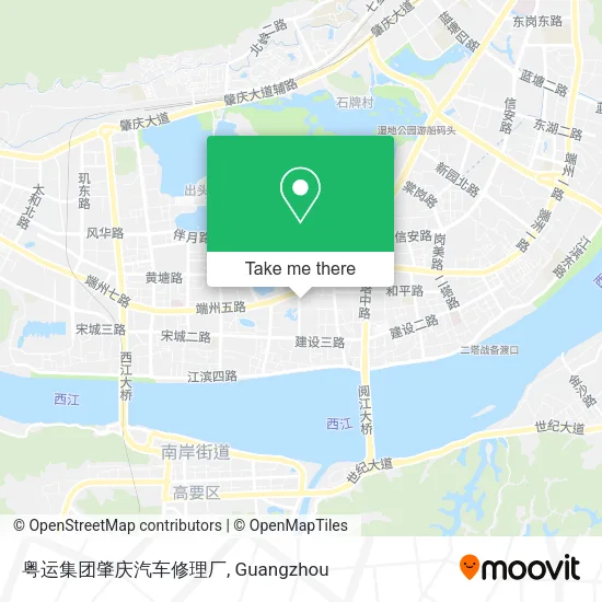 粤运集团肇庆汽车修理厂 map