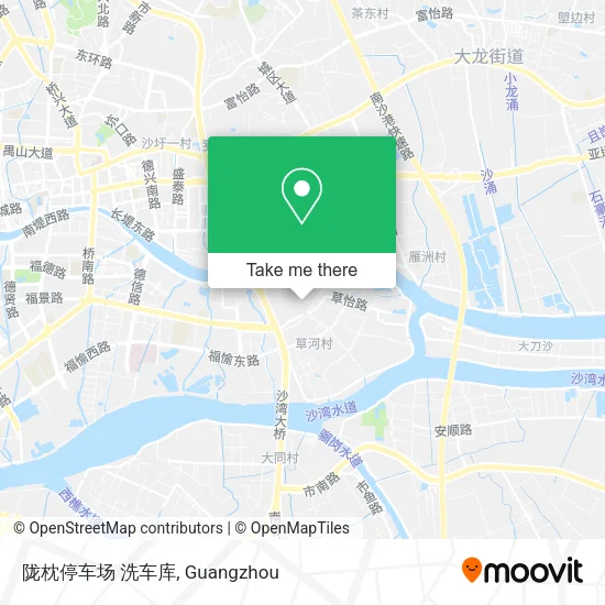 陇枕停车场 洗车库 map