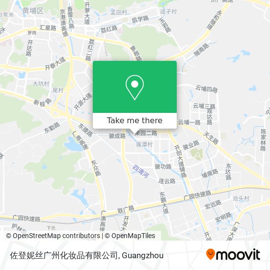佐登妮丝广州化妆品有限公司 map