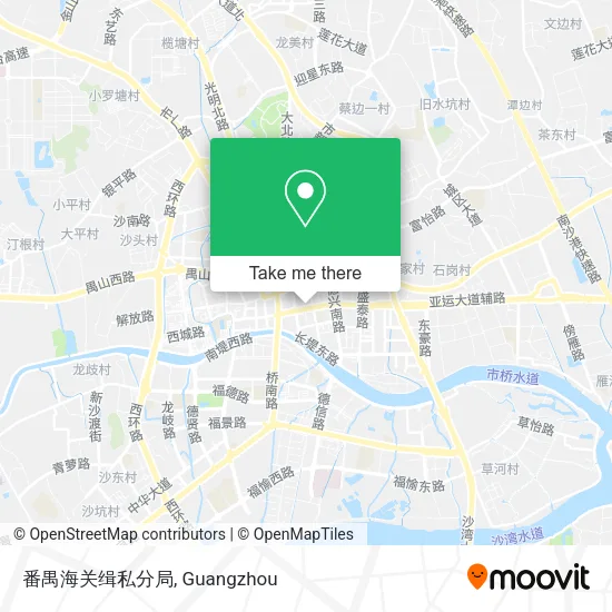 番禺海关缉私分局 map