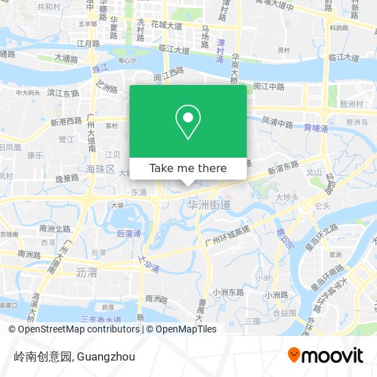 岭南创意园 map