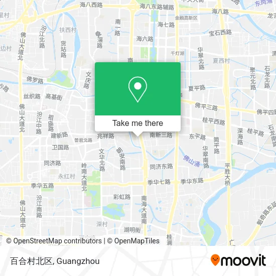 百合村北区 map