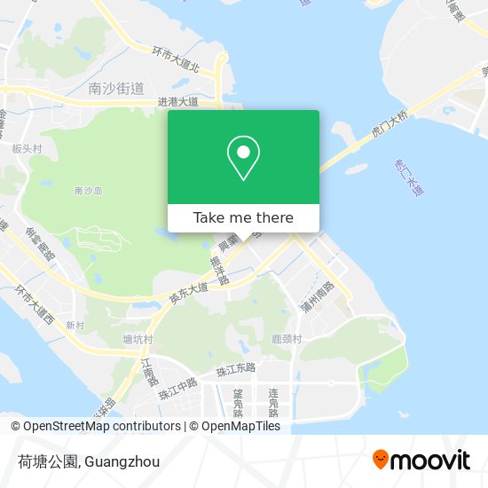 荷塘公園 map