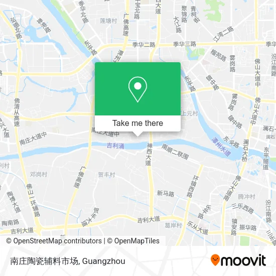 南庄陶瓷辅料市场 map