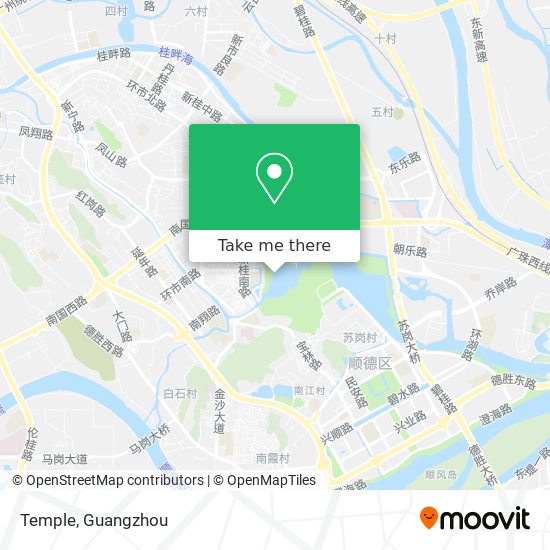 Temple map