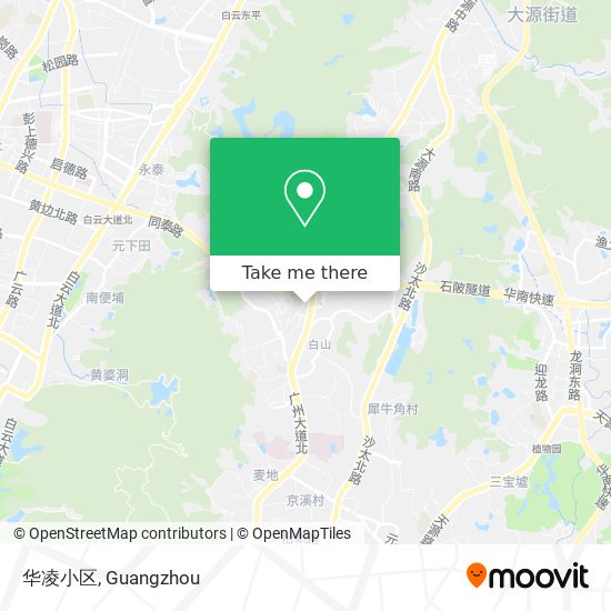 华凌小区 map