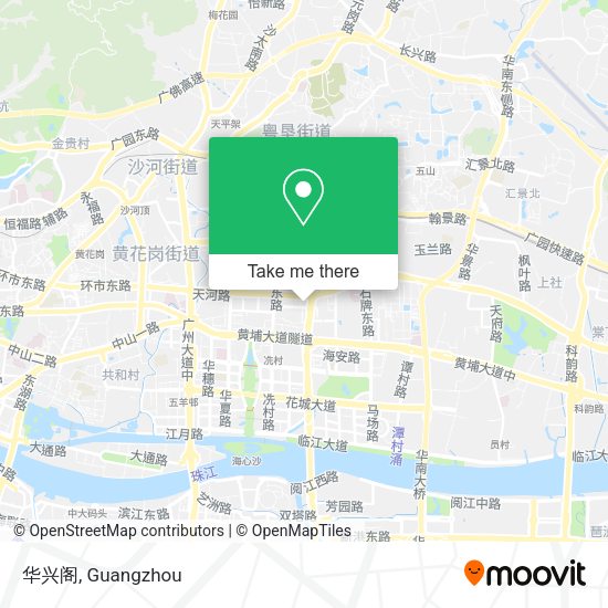 华兴阁 map