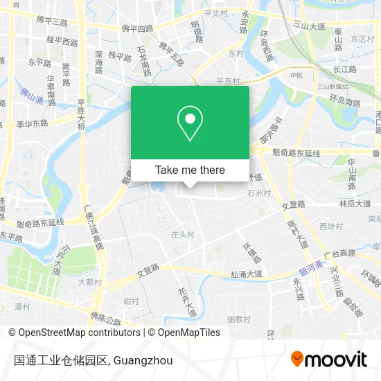 国通工业仓储园区 map