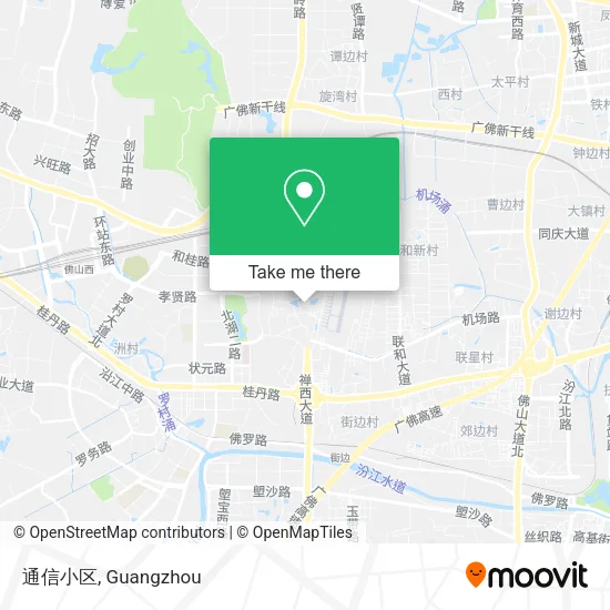 通信小区 map