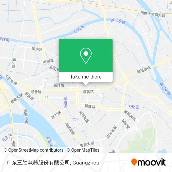 广东三胜电器股份有限公司 map