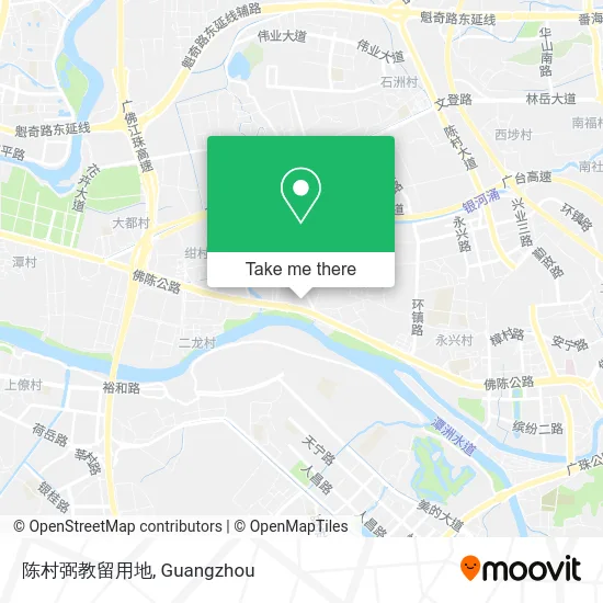 陈村弼教留用地 map