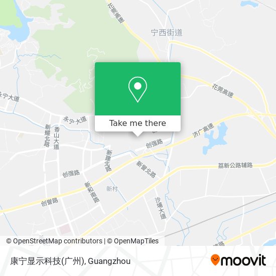 康宁显示科技(广州) map