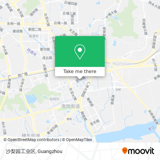 沙梨园工业区 map