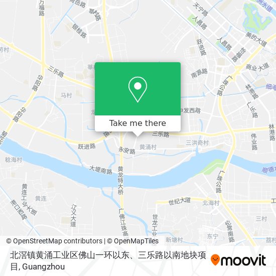 北滘镇黄涌工业区佛山一环以东、三乐路以南地块项目 map